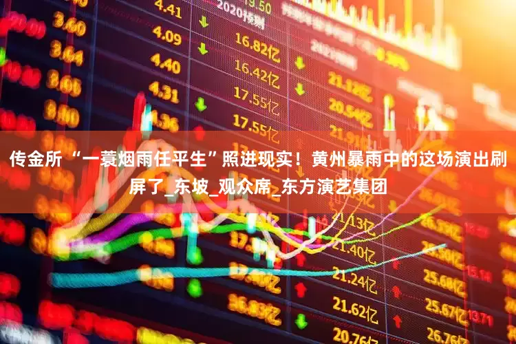 传金所 “一蓑烟雨任平生”照进现实！黄州暴雨中的这场演出刷屏了_东坡_观众席_东方演艺集团