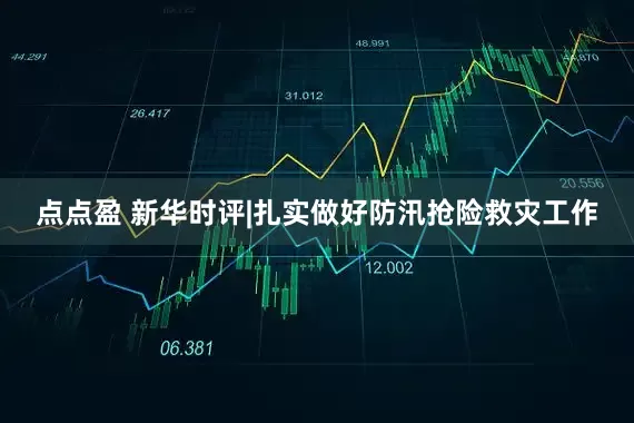 点点盈 新华时评|扎实做好防汛抢险救灾工作