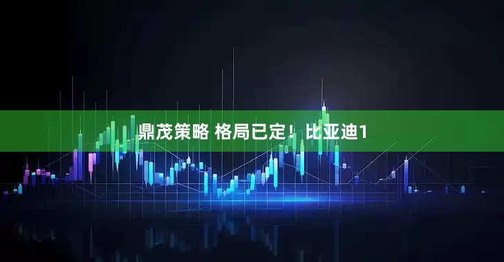 鼎茂策略 格局已定！比亚迪1